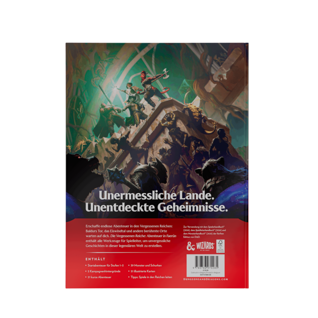 Wizards of the Coast Dungeons & Dragons: Forgotten Realms - Abenteuer in Faerûn - Erweiterung für Spielleiter (deu)
