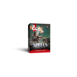 Wizards of the Coast Dungeons & Dragons: Reference Cards - Spells - Levels 0-1 (eng)