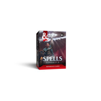 Wizards of the Coast Dungeons & Dragons: Reference Cards - Spells - Levels 2-3 (eng)
