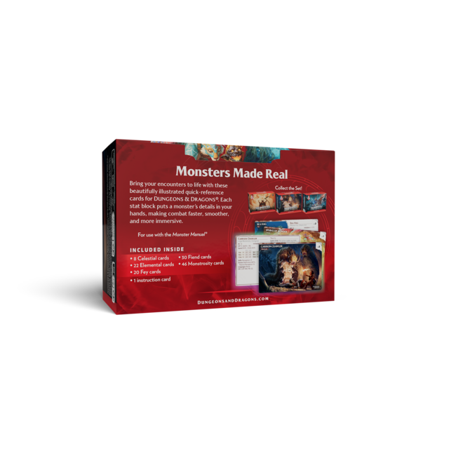 Wizards of the Coast Dungeons & Dragons: Reference Cards - Monsters - Mystical and Menacing - CR 0-5 (eng)