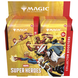 Magic: The Gathering Marvel Super Heroes: Collector Booster Display (eng)