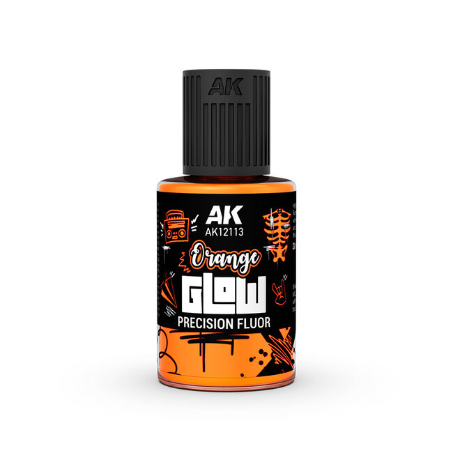 AK Interactive Glow Precision Fluor - Orange
