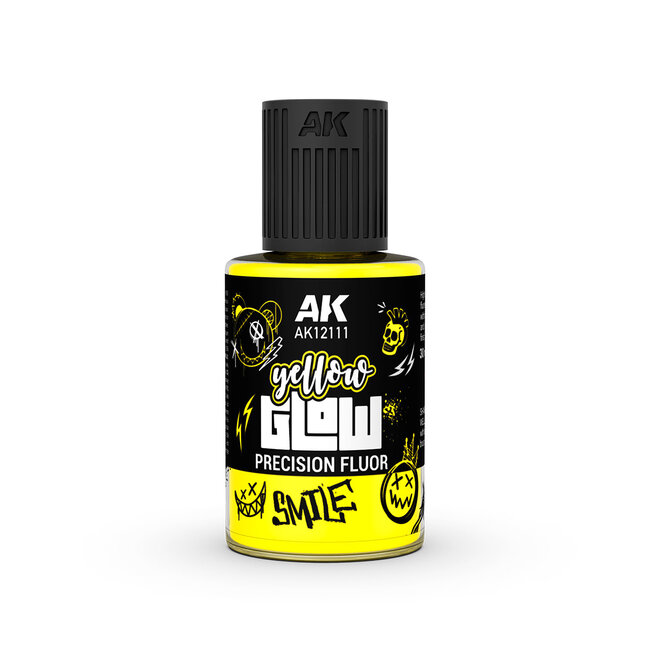 AK Interactive Glow Precision Fluor - Yellow