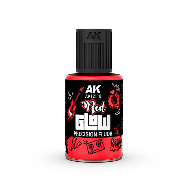 AK Interactive Glow Precision Fluor - Red