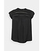 VMDebbie Pleat S/L Top WVN GA Curve Noos Black