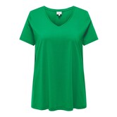 Carbonnie Life S/S V-Neck A-Shape Tee Green Bee
