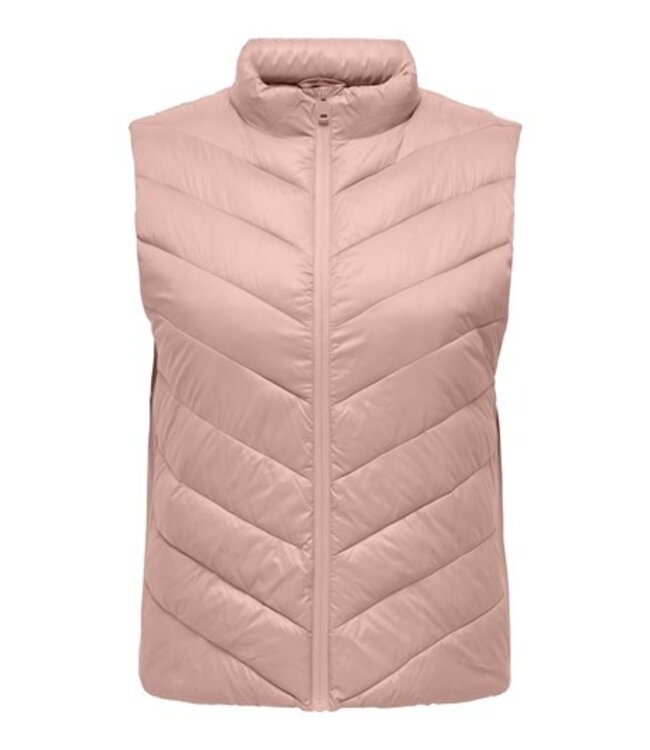Carsophie Mix Fitted Waistcoat Otw Rose Smoke