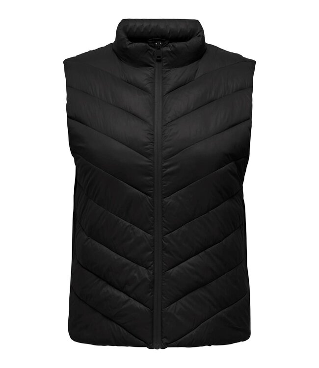 Carsophie Mix Fitted Waistcoat Otw Black