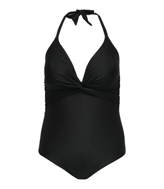 CARELLY HALTERNECK SWIMSUIT Black