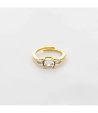 Ring Diamond Goud