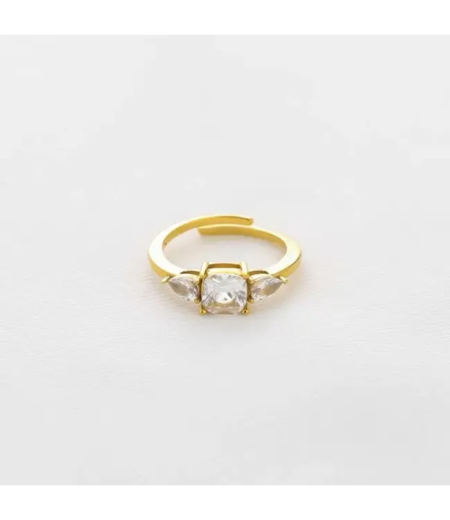 Ring Diamond Goud