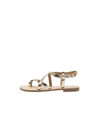 ONLMANDALA-15 FOIL CROSSOVER SANDAL Gold Colour