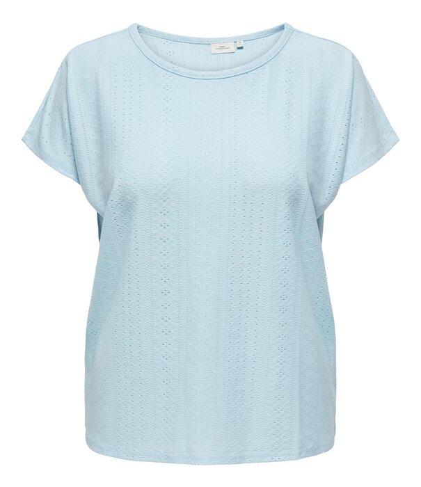 CARZABBI LIFE SS V-NECK IN ONE TOP JRS CRYSTAL BLUE