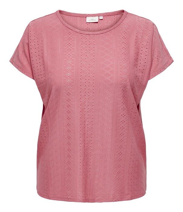 CARZABBI LIFE SS V-NECK IN ONE TOP JRS CORAL PARADISE