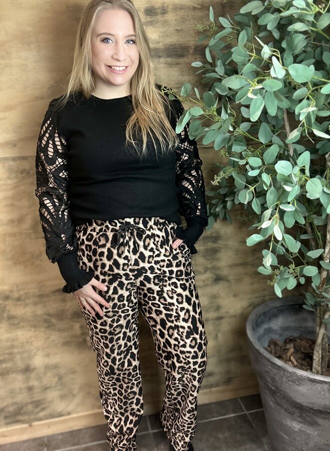 Nynke Broek Straight Panter