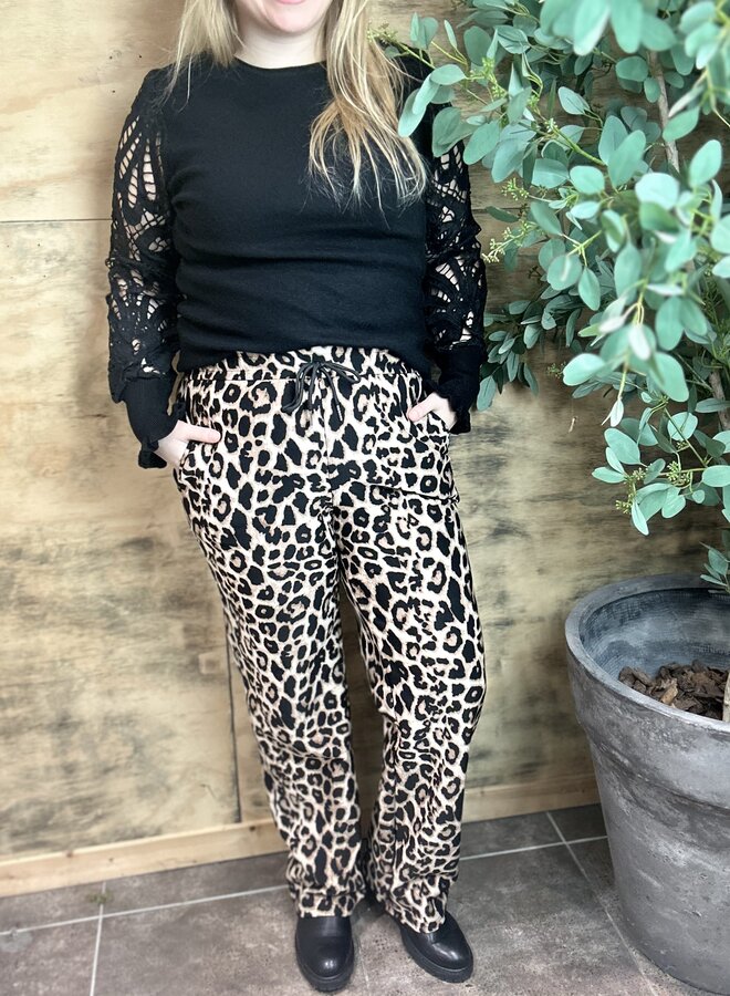 Nynke Broek Straight Panter