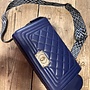 Tas blauw Monica