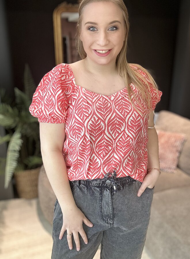 VMCDANA S/S TOP WVN BTQ CUR GA Dubarry/DANA
