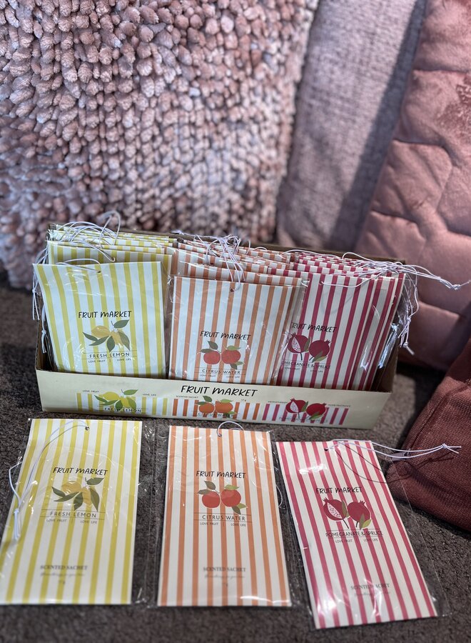 Geurzakjes Fruitmarket