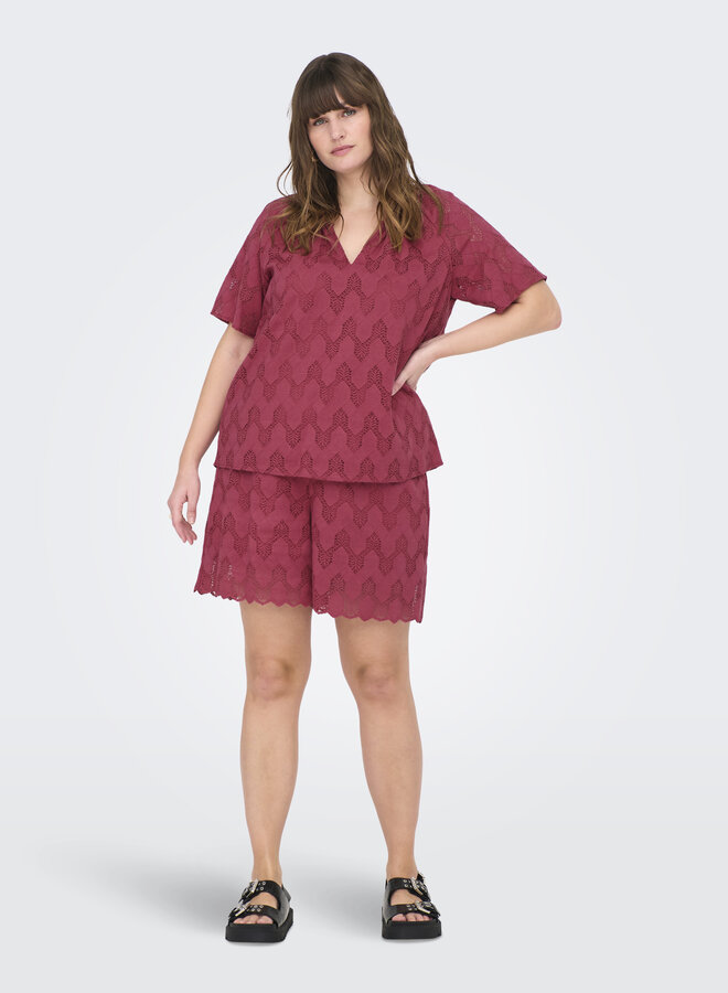 CARCLEANOR SHORTS WVN Earth Red