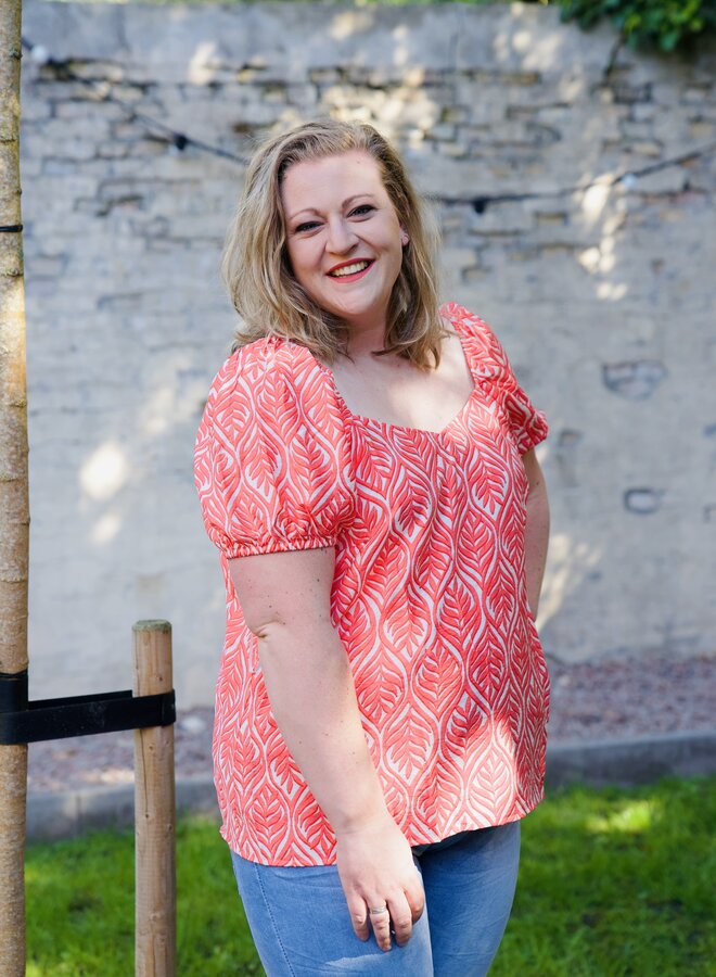 VMCDANA S/S TOP WVN BTQ CUR GA Dubarry/DANA