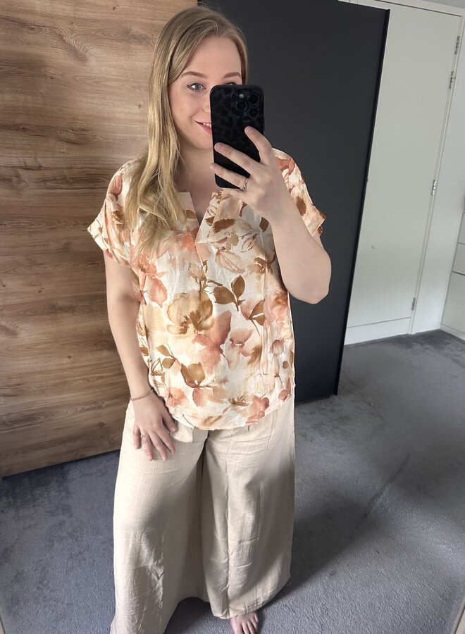 Shirt flower (meerdere kleuren)