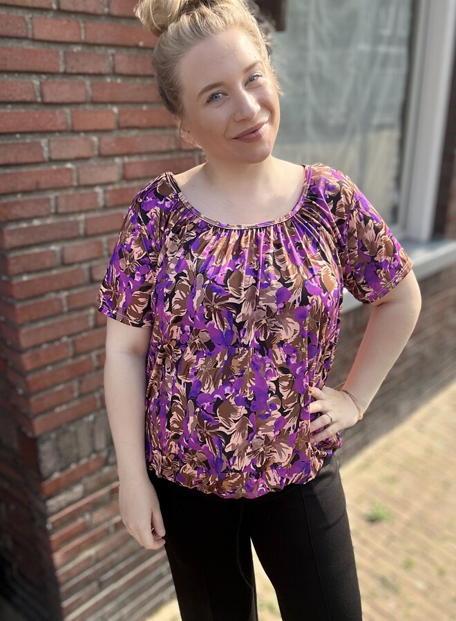 Blouse bloem (meerdere kleuren)