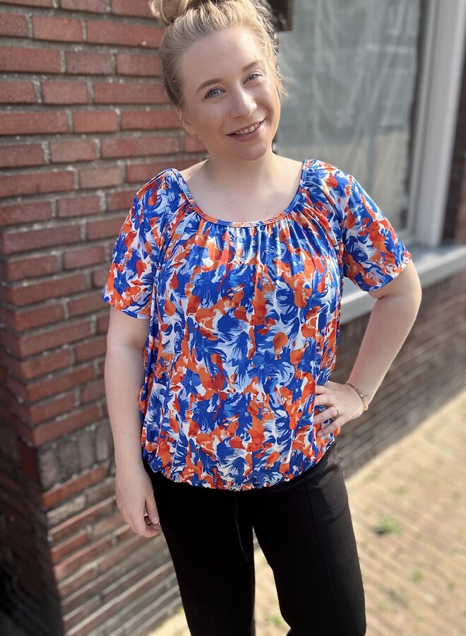 Blouse bloem (meerdere kleuren)