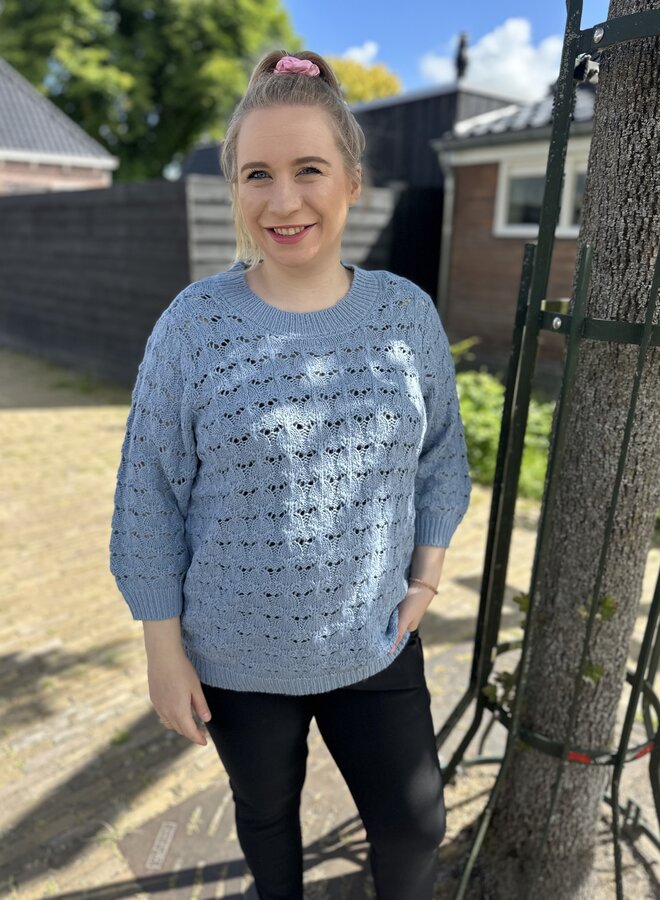 KChelena Knit Pullover 174021 Faded Denim