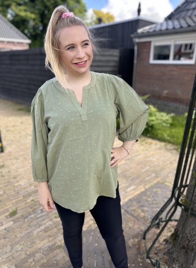 KCjolana Blouse 170115 Oil Green