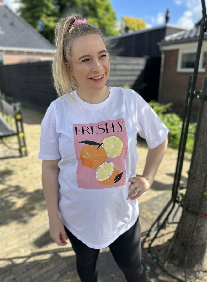 KCnormi T-Shirt 104864 Pink Oranges