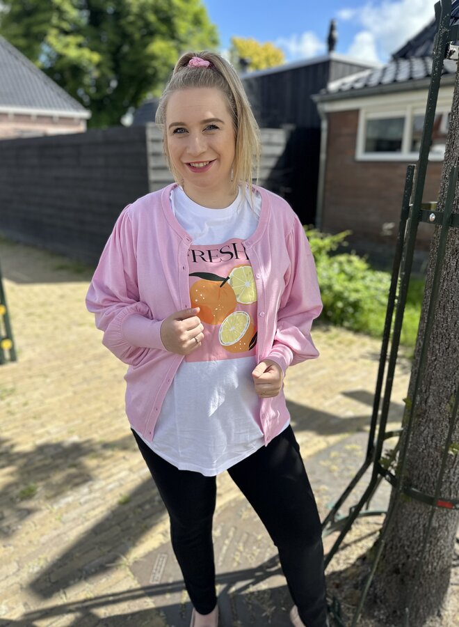 KCnormi T-Shirt 104864 Pink Oranges