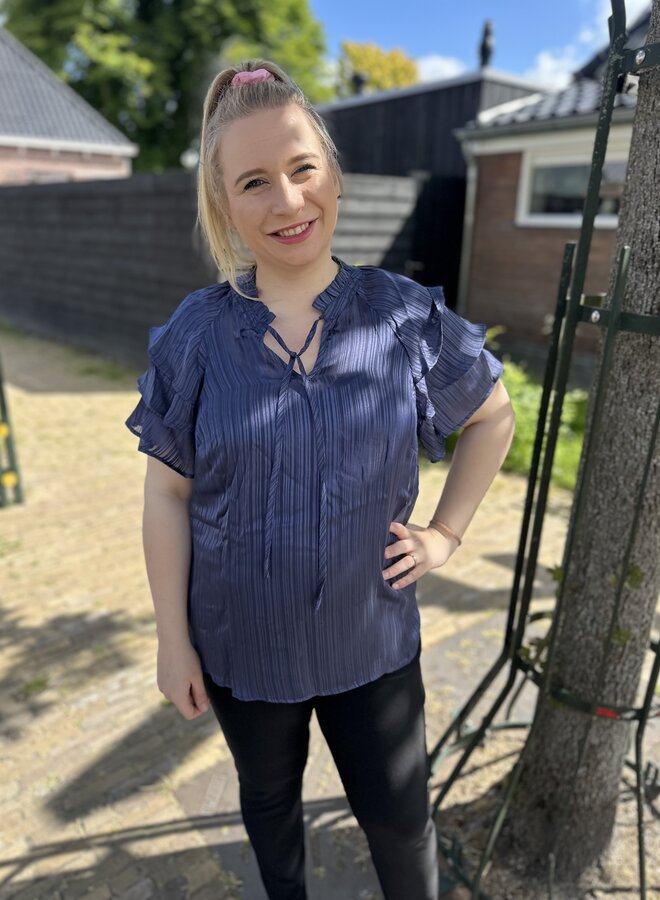 KCjola Blouse 193928 Blue Indigo