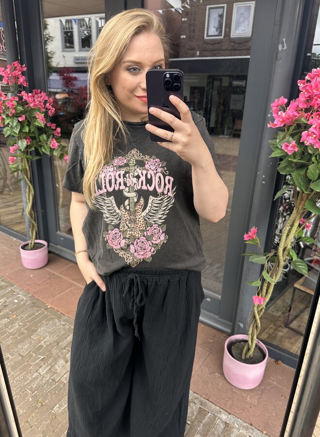 CARLUCY LIFE REG S/S TOP JRS NOOS Black/Rock