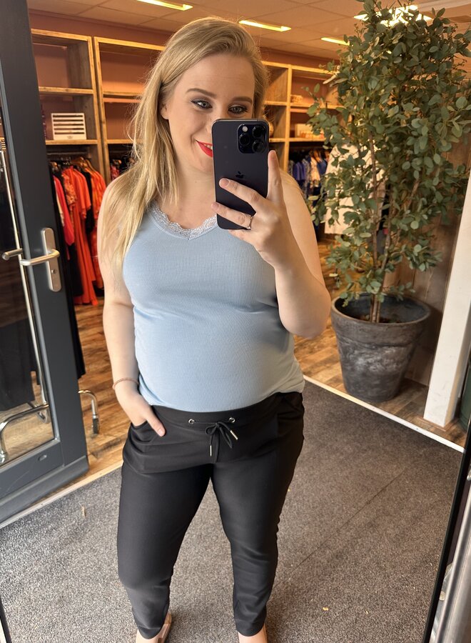 Top v hals kant (meerdere kleuren)