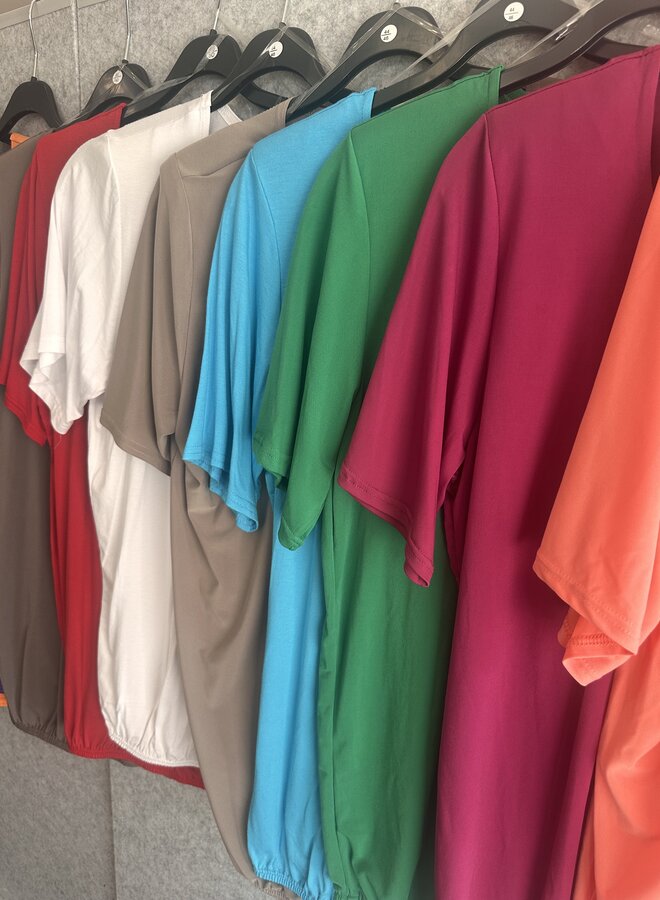 Ballonblouse B-8018 (Meerdere kleuren)