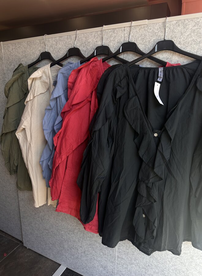 Blouse roesel (meerdere kleuren)