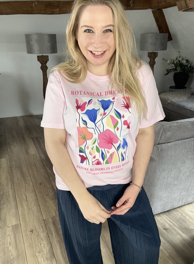 CARTRUDY S/S BOXY TEE JRS Cherry Blossom/Print Botanical