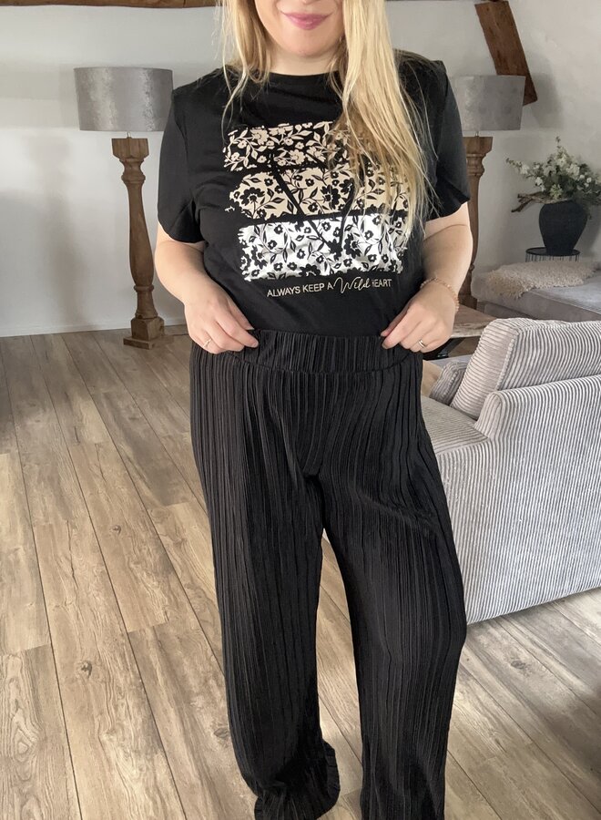 CARRAVENNA PLISSE PANT JRS NOOS Black