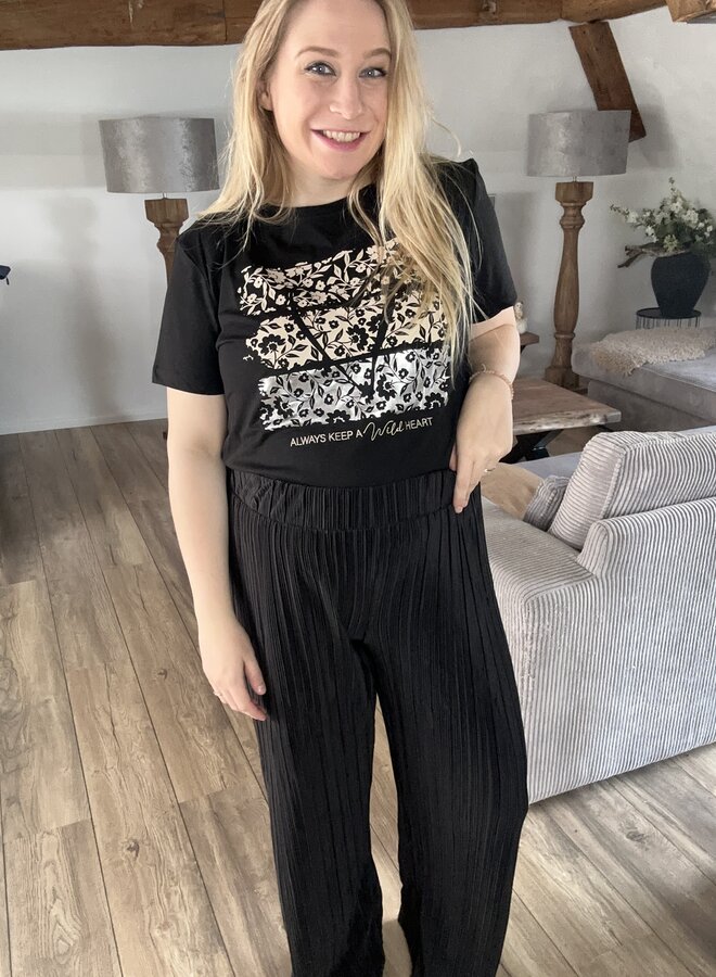 CARRAVENNA PLISSE PANT JRS NOOS Black