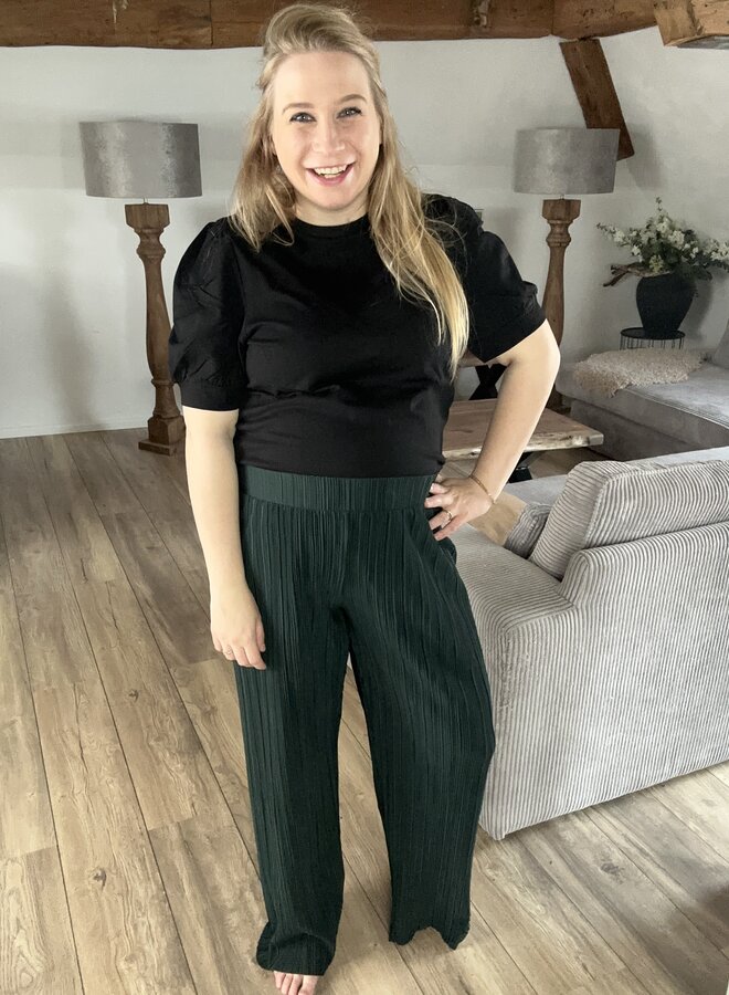 VMCKERRY 2/4 O-NECK TOP NOOS Black