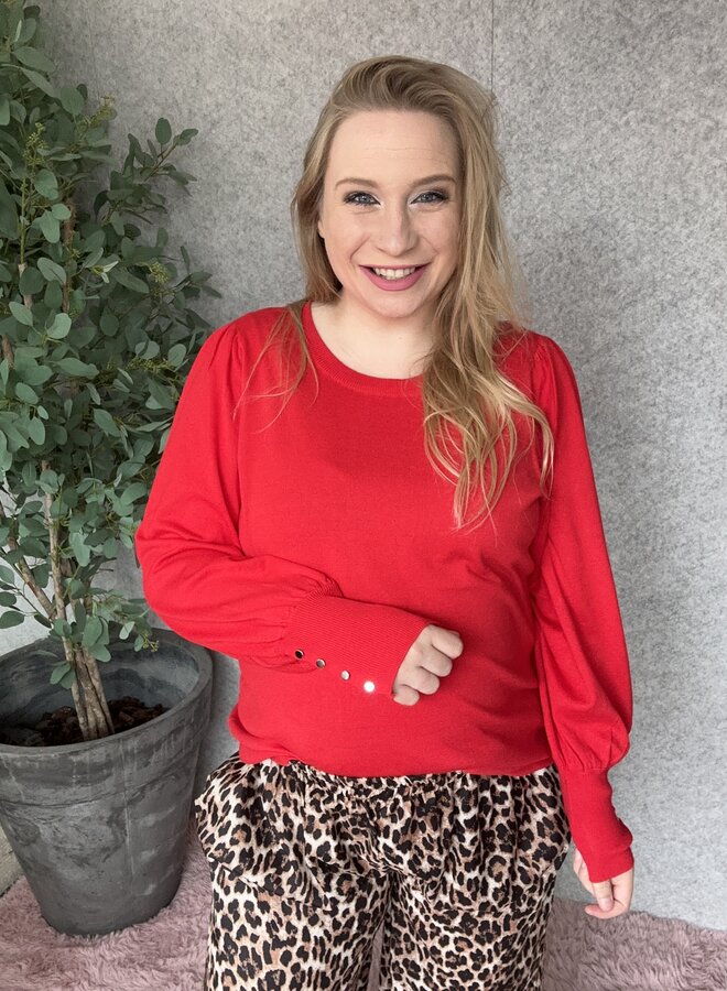 KClizzy LS pullover 10582915 True Red