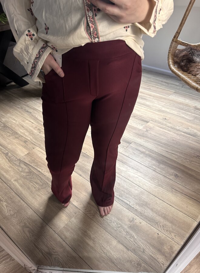 Broek Kim flared (meerdere kleuren)