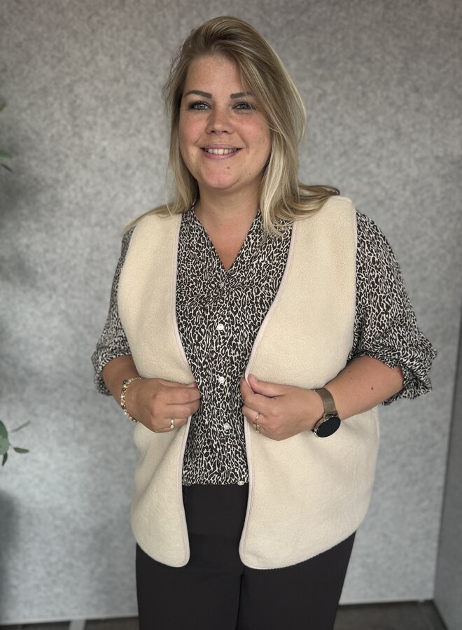 CARBELISA TEDDY WAISTCOAT JRS Birch