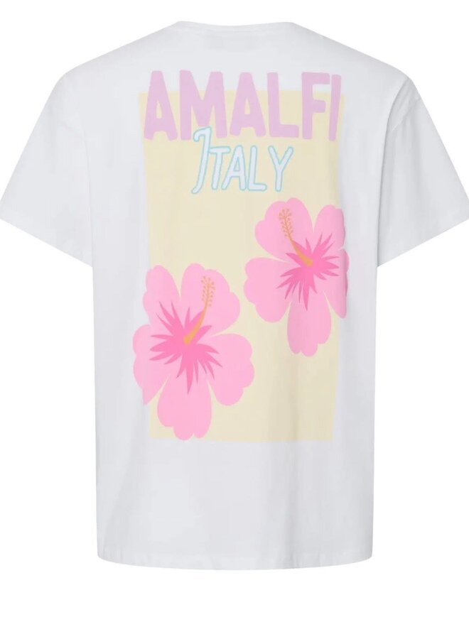 PCALFI FASTTRACK SS OVERSIZE TEE QX Bright White/Small  Flow