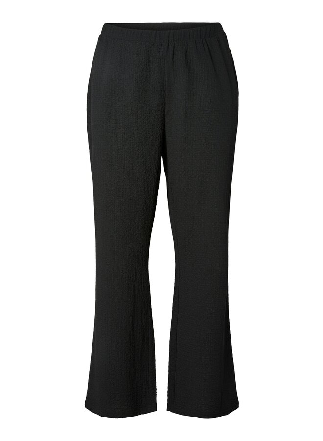 PCJAMAL HW WIDE PANTS JRS BC QX Black