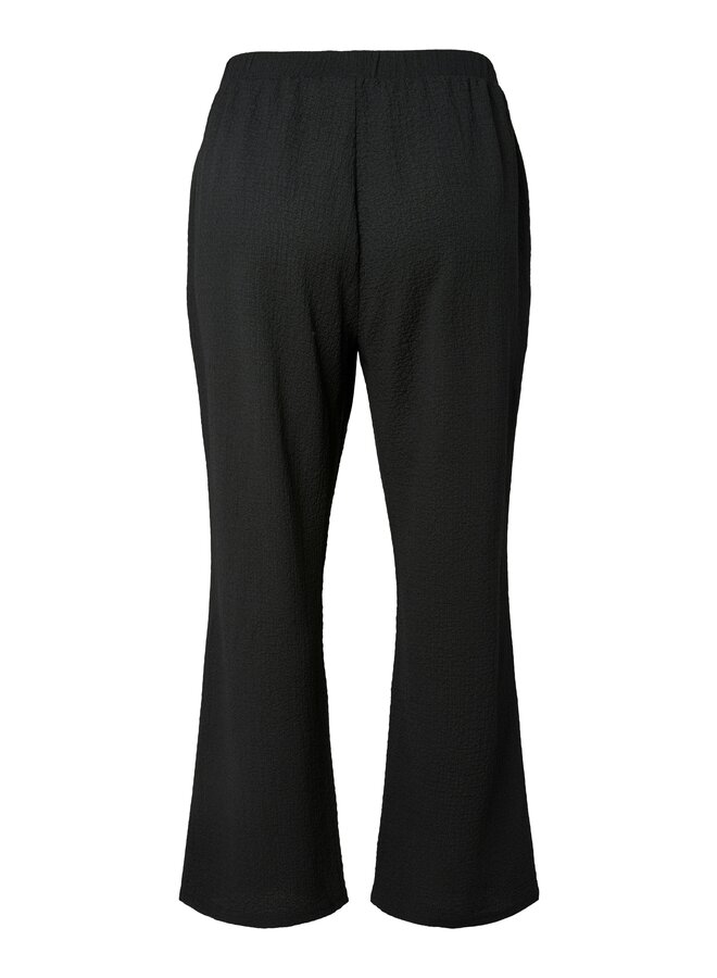 PCJAMAL HW WIDE PANTS JRS BC QX Black