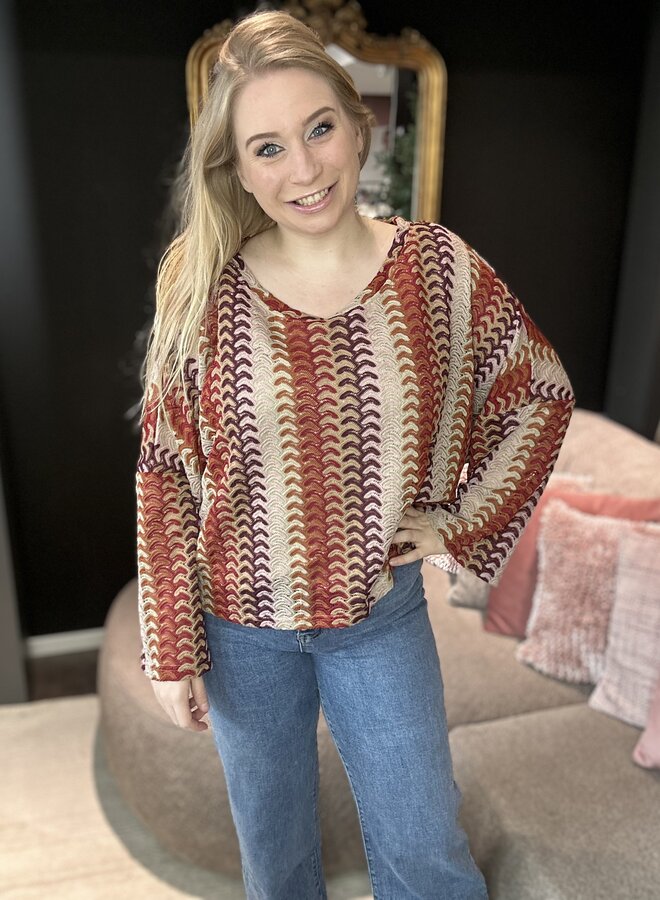 Shirt zigzag (meerdere kleuren)
