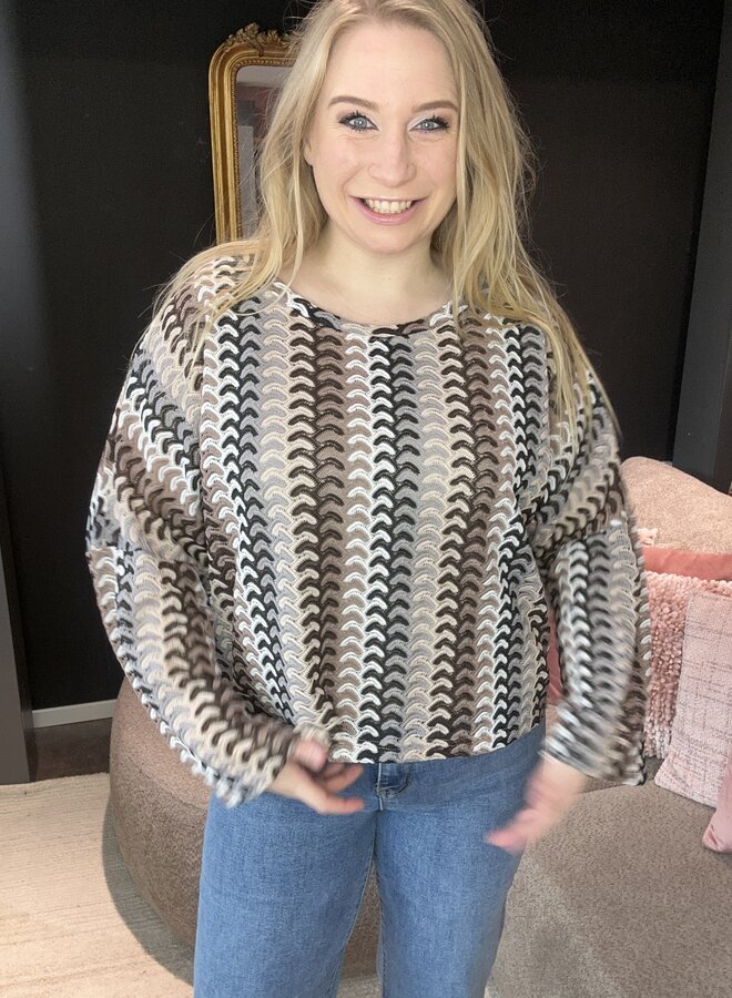 Shirt zigzag (meerdere kleuren)
