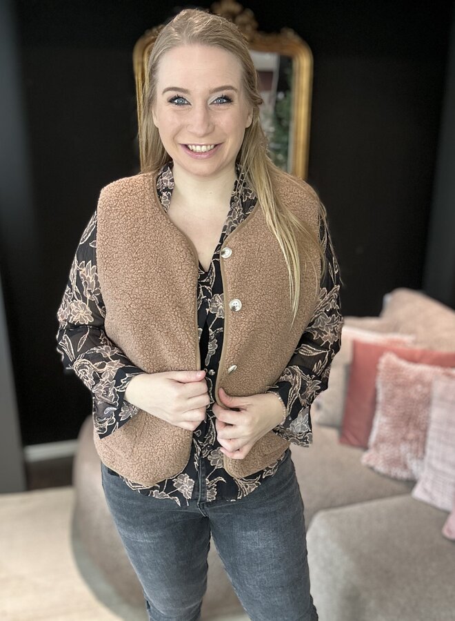 Teddy Gilet ( meerdere kleuren)